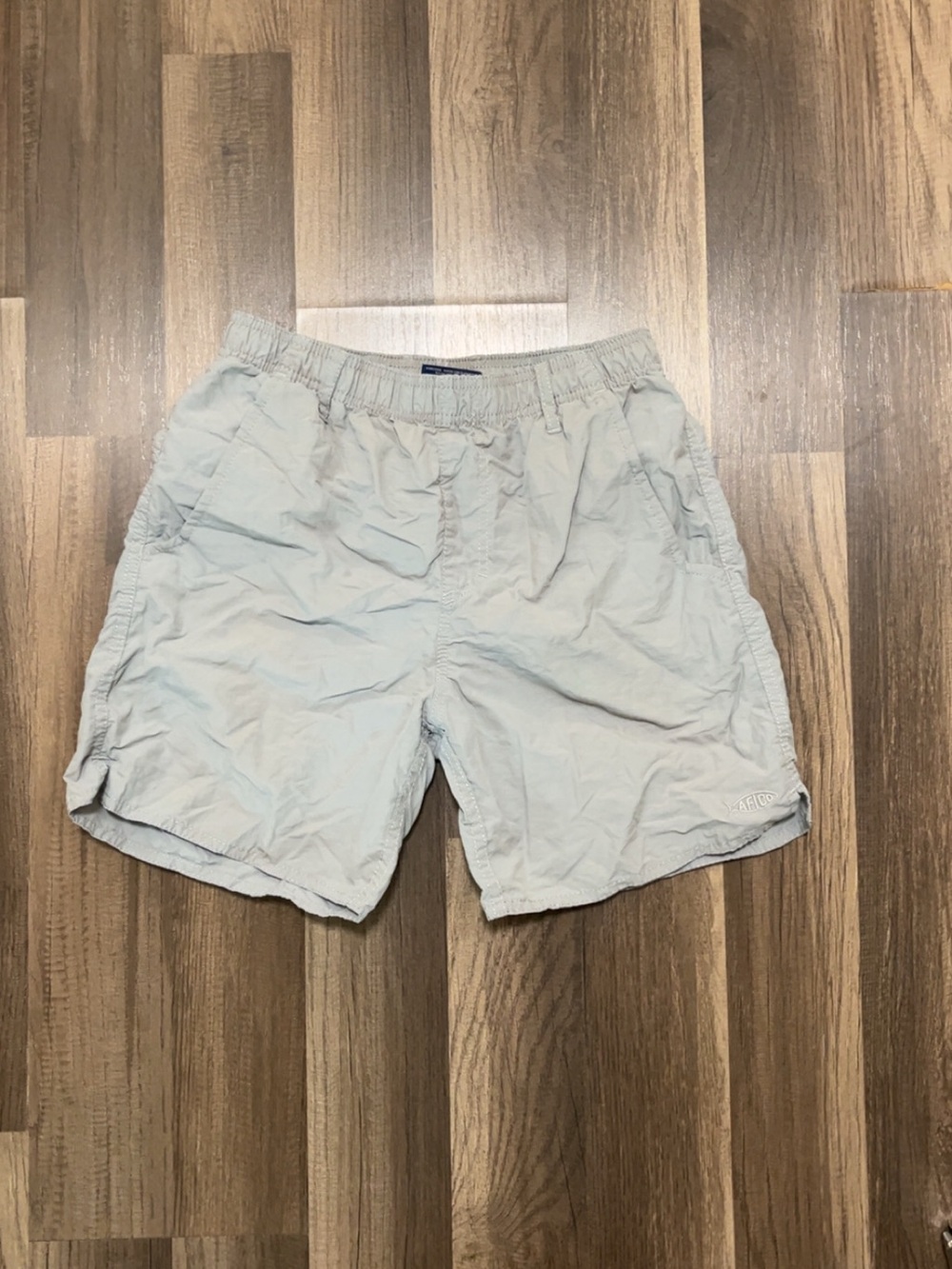 AFTCO Kids Large Light Gray Fishing Shorts